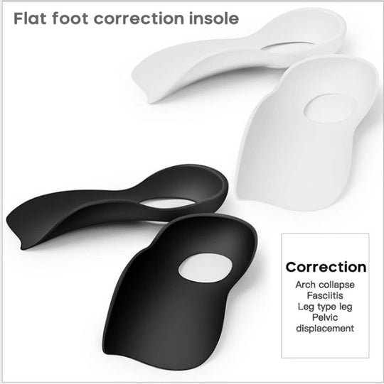 Professional Flat Foot Correction Insoles – 5-Pair Case (Small & Large)
