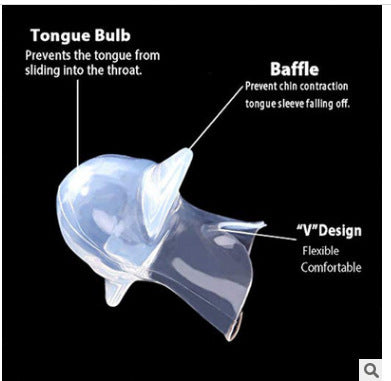 Transparent Silicone Tongue Case Anti-snoring Device