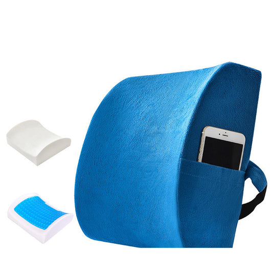 Office Lumbar Support Gel Memory Foam Pillow