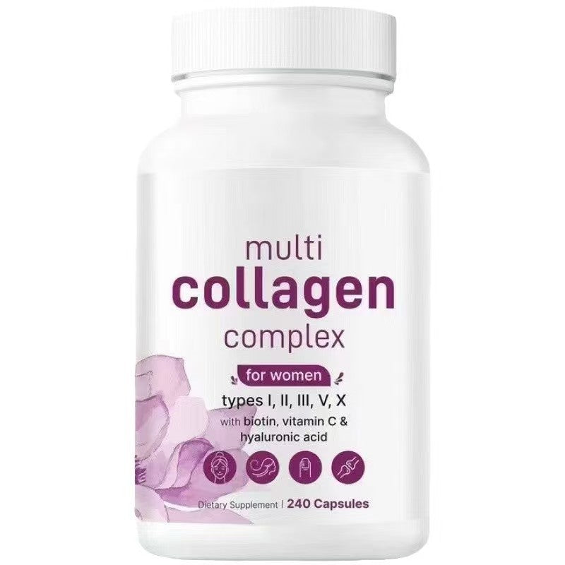 Multi Collagen Peptide Supplement – 240 Tablets