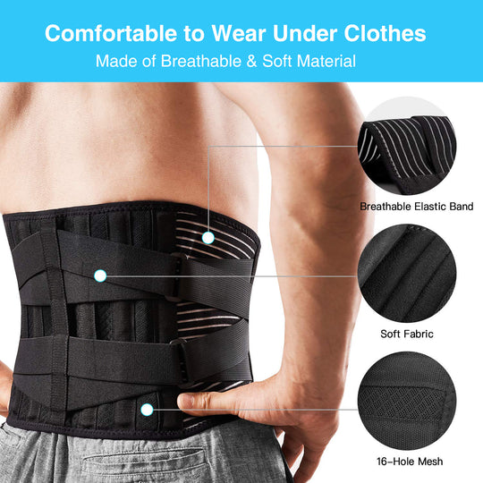 Lumbar Support Back Brace – Targeted Relief. All-Day Comfort