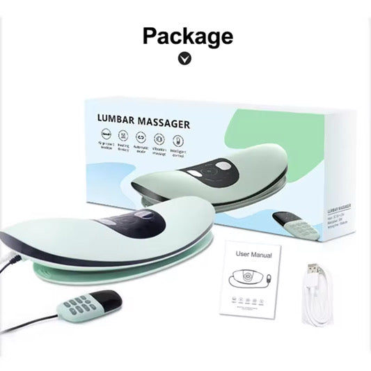 Red Light Therapy Lumbar Massager & Spinal Traction Device