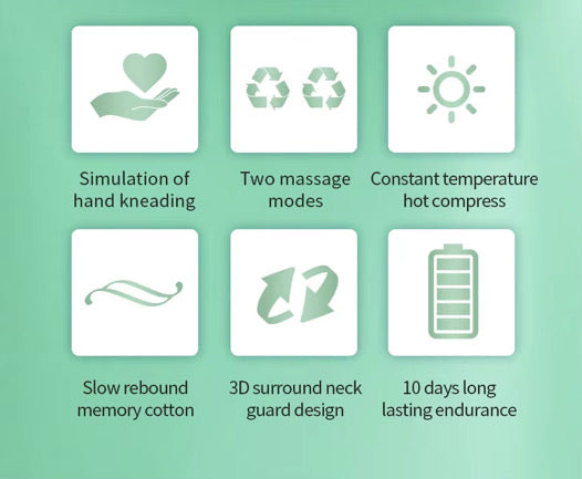Neck Pillow Massager with Heat