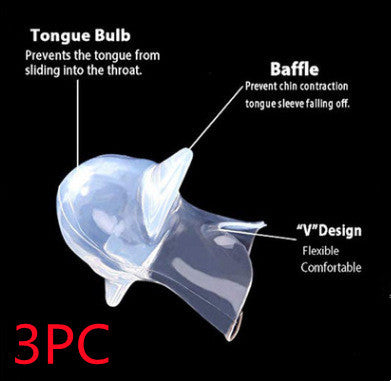 Transparent Silicone Tongue Case Anti-snoring Device