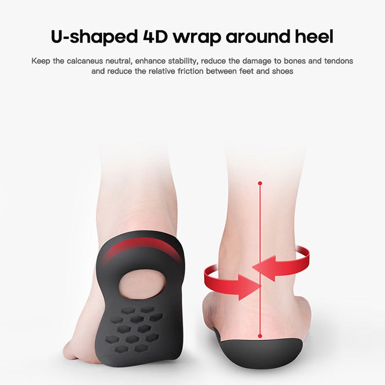 Professional Flat Foot Correction Insoles – 5-Pair Case (Small & Large)